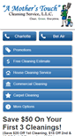 Mobile Screenshot of amotherstouchcleaningservice.com